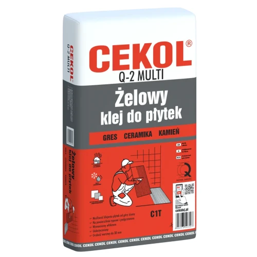 Cekol - Q-2 multi żelowy klej do płytek 5kg