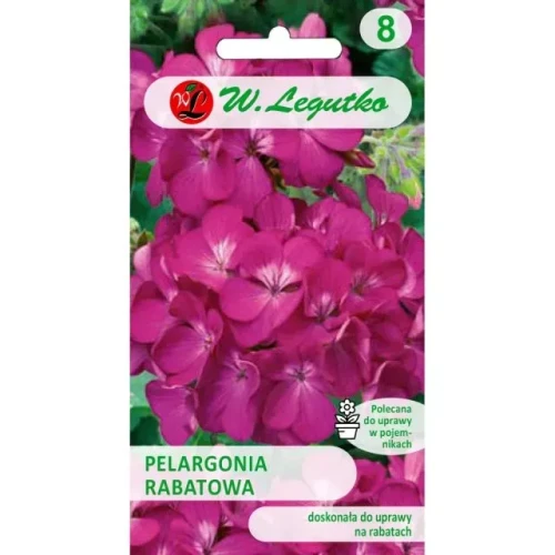 Legutko Pelargonia rabatowa Gama fioletowa 0,03g st
