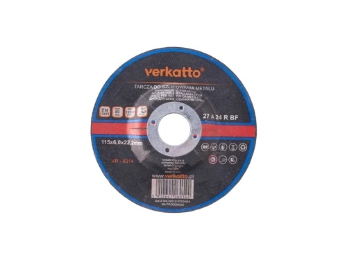 VERKATTO - TARCZA DO SZLIFOWANIA 125x6,0mm VR-6015