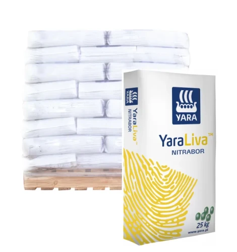 Saletra wapniowa z borem Yara Liva Nitrabor op 25kg- 1tona