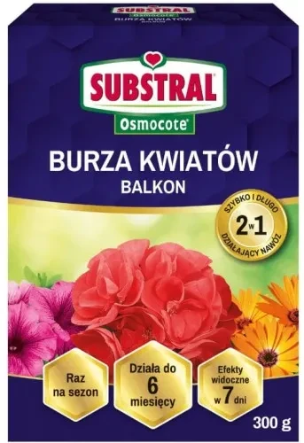 SUBSTRAL Osmocote Burza Kwiatów Balkon 300g