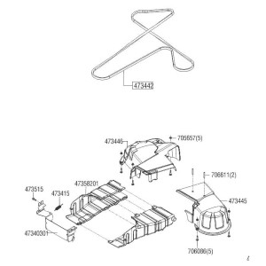 AL-KO Pasek klinowy noży T 20-105 HDE - 473442