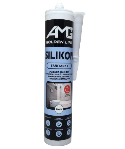 SILIKON SANITARNY AMG - BIAŁY 280ML
