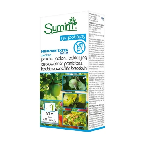 SUMIN Miedzian Extra 350 SC 60ml środek grzybobójczy