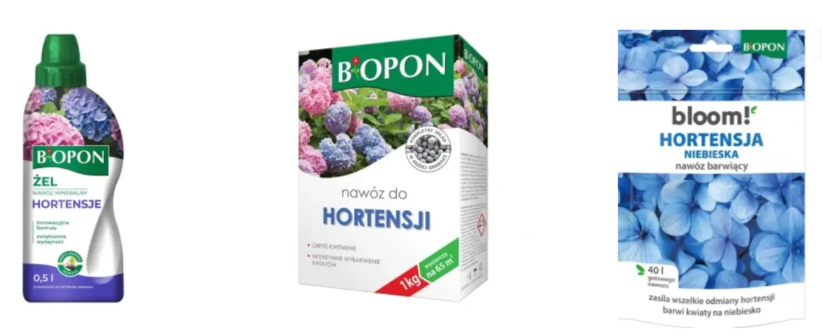 Nawozy do hortensji - zbilansowany skład