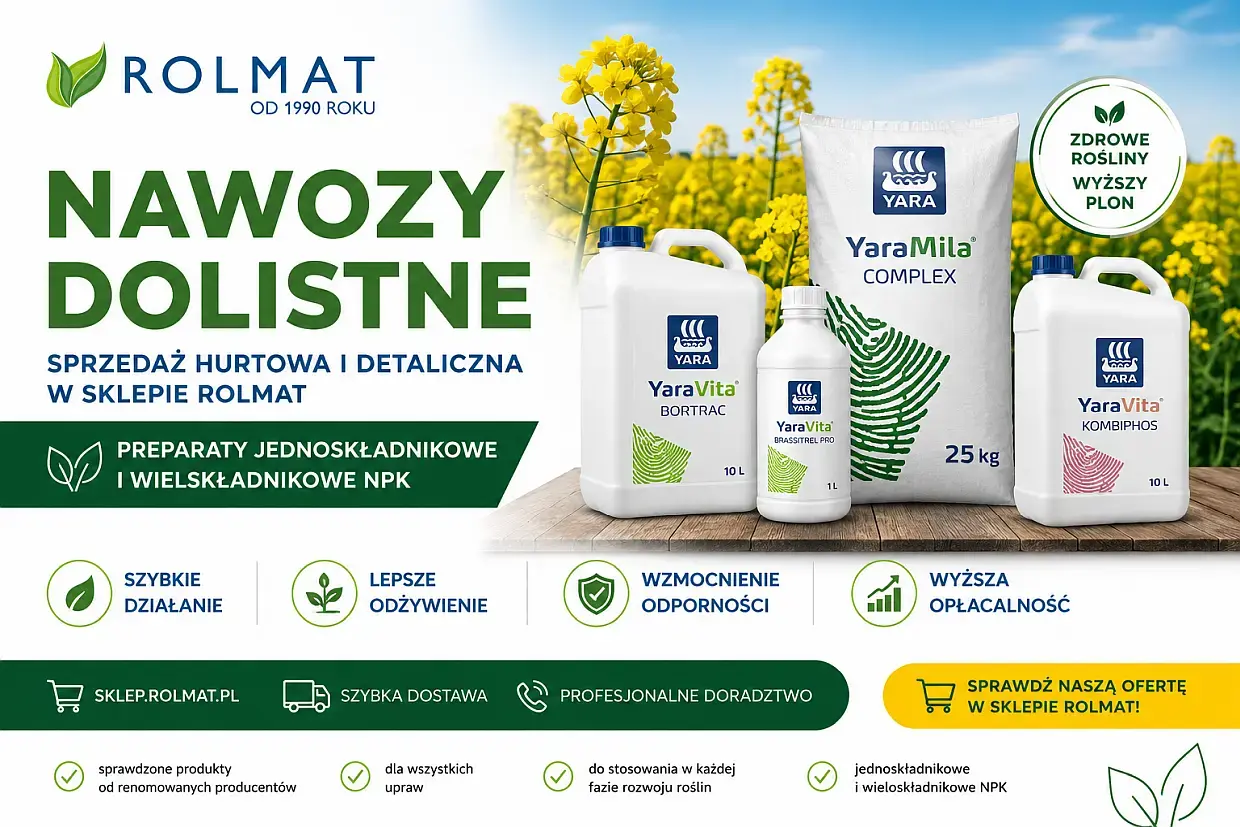 Nawozy dolistne - sprzedaż hurtowa i detaliczna w sklepie Rolmat